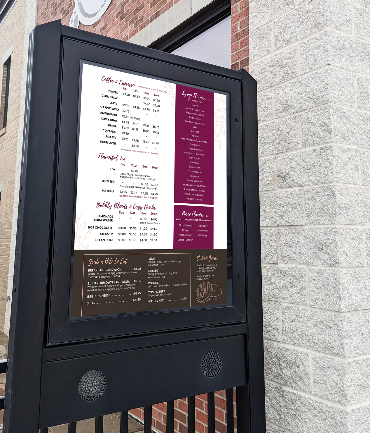 the-blu-group-client-work-the-grind-coffee-house-outdoor-signage-drive-thru-design