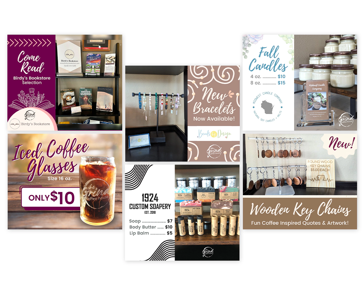 the-blu-group-client-work-the-grind-coffee-house-soical-media-graphics-products